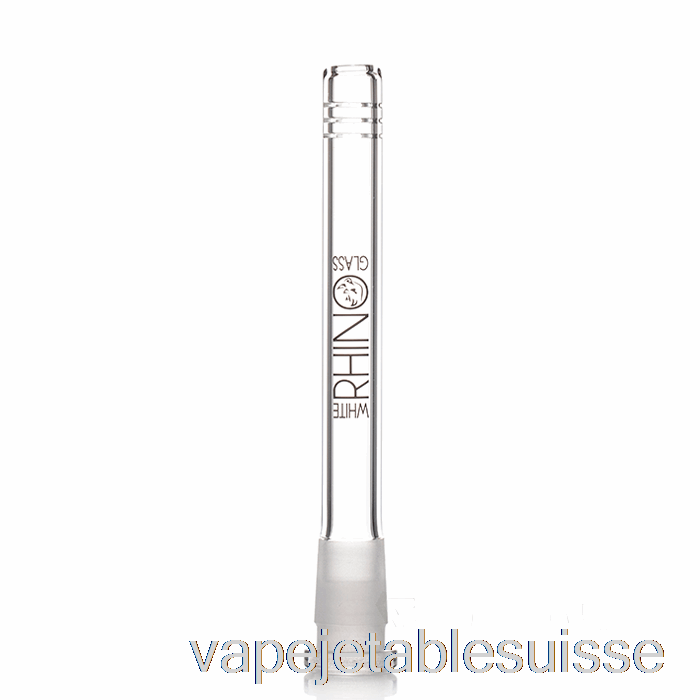Vape Suisse Rhinocéros Blanc 19/14 Tige En Verre 5,5 Pouces